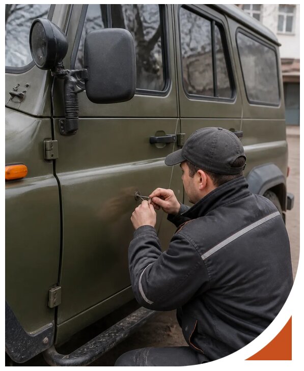 Профессиональное вскрытие автомобиля УАЗ без повреждений в Ноябрьске
